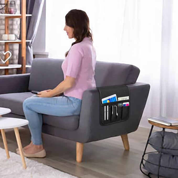 NB Sofa Armrest Organize Remote Holder Bedside Caddy Organizer - Image 6