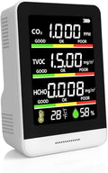 22 HOBBIES Air Quality Monitor Indoor, 8-in-1 Smart Air Quality Tester by Unknown