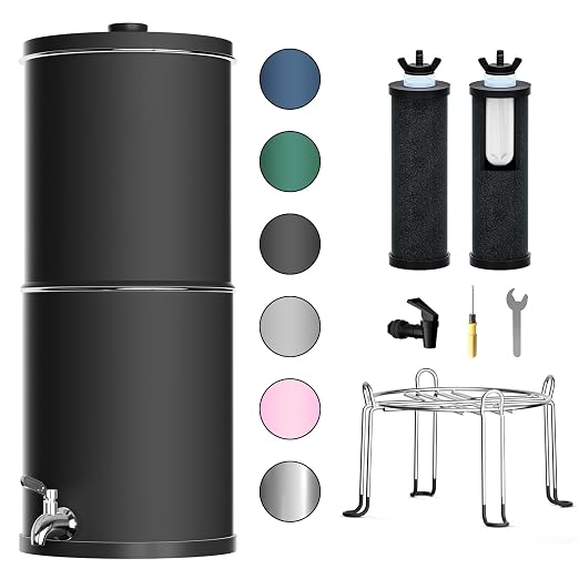 Purewell 3-Stage 0.01μm Ultra-Filtration Gravity Water Filter System, NSF/ANSI by Purewell