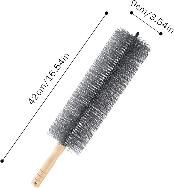 Bendable Microfiber Head, Reusable Dust Remover, Fan Brush Cleaner Washable - Image 3