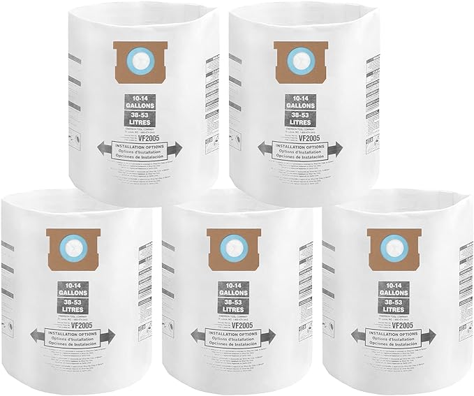 for Shop Vac Bags 10-14 Gallon, Type F 90662 9066200 9066233; Type I 90672 by ALYYDBG