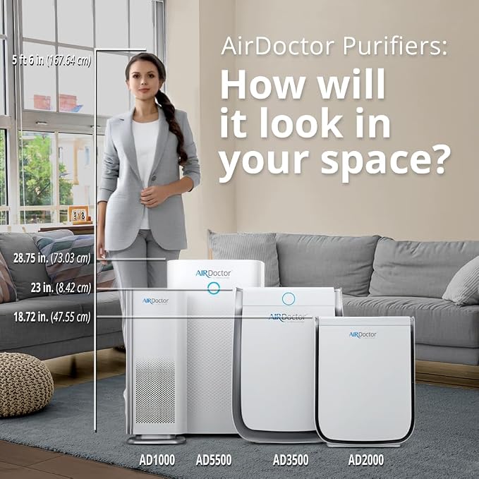 AIRDOCTOR AD5500 HEPA and VOC Air Purifier - Image 2