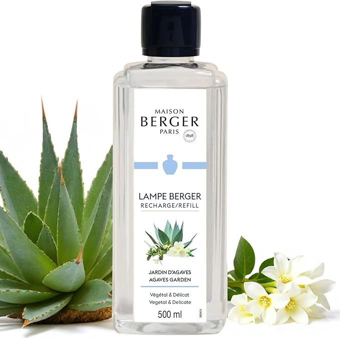MAISON BERGER Lampe Berger Refill, 500 ml, Agaves Garden | Catalytic Lamp by MAISONBERGER