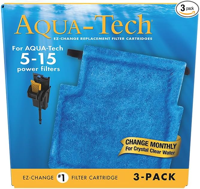 Aqua-Tech EZ-Change No.1 3-Pack Aquarium Filter Cartridge by AQUA-TECH