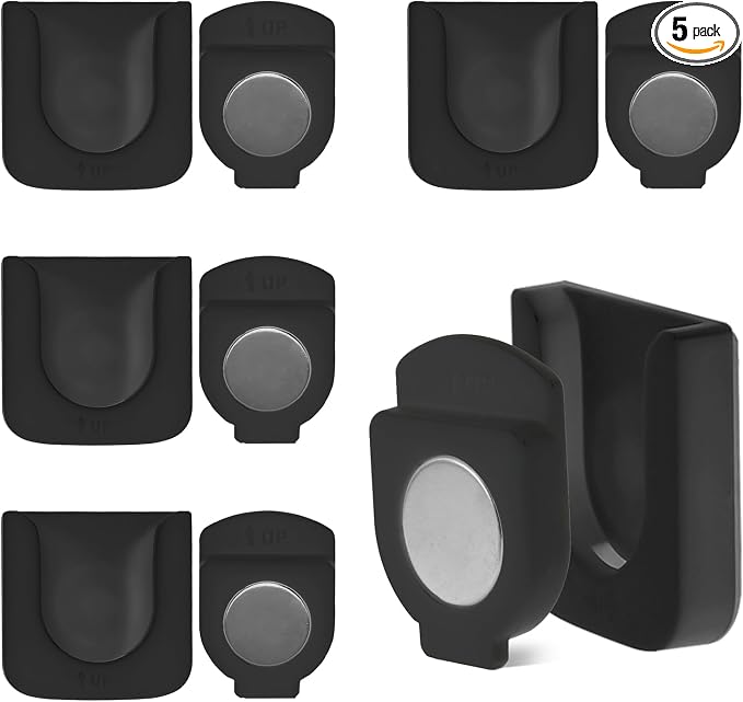Remote Control Holder Wall Mount 5 Pack Magnetic Control Organizer Containers by MAWFOZIN