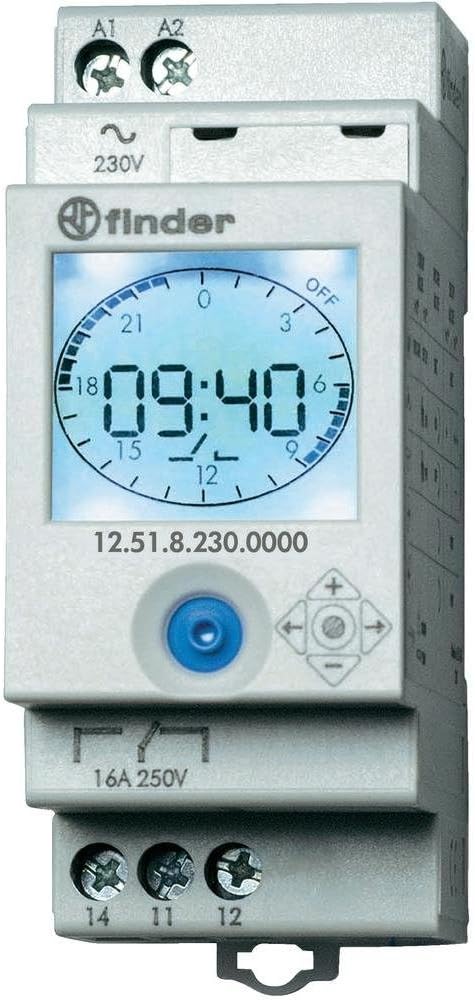 Finder Timeswitch, Din Rail, 16 A, Digital Rohs Compliant: Yes by Visit+the+Finder