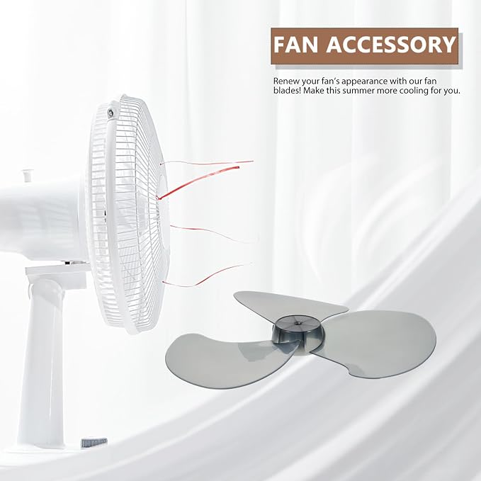 SEWACC Plastic Fan Blades Replacement, Universal Table Fan Blades - Image 7