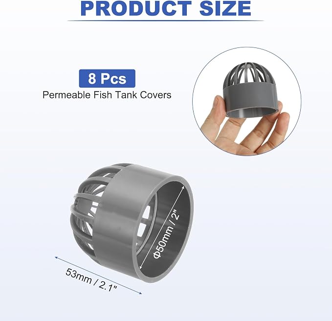 PATIKIL 2 Inch Fish Cover Permeable Cap - Image 2