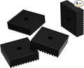 4 Pack Shock pad for air Compressor or Equipment Solid Rubber 4"x4"x1.2" by FTZYNQUR