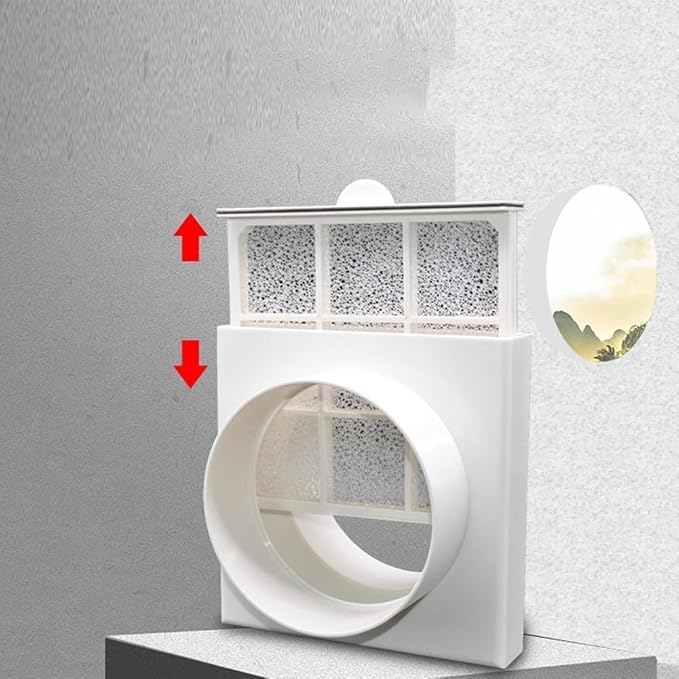 Washable Duct Air Filter for PVC PE Pipe and Aluminum Foil Hose, Aluminum Alloy - Image 5