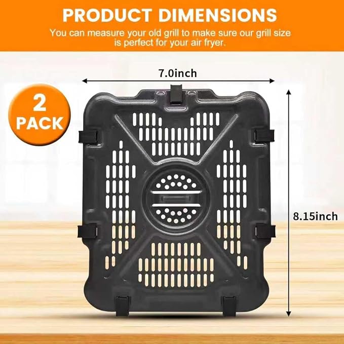 Air Fryer Replacement Parts for Ninja SL401 SL451 Double Stack XL 2-Basket Air - Image 2