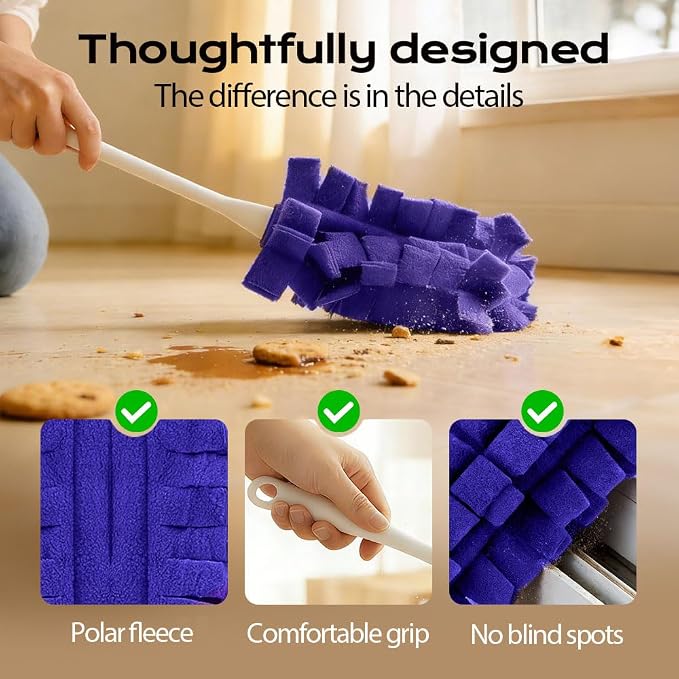 Duster Refills Reusable, 360° Heavy Duty Fleece Reusable Duster Refills Duster - Image 3