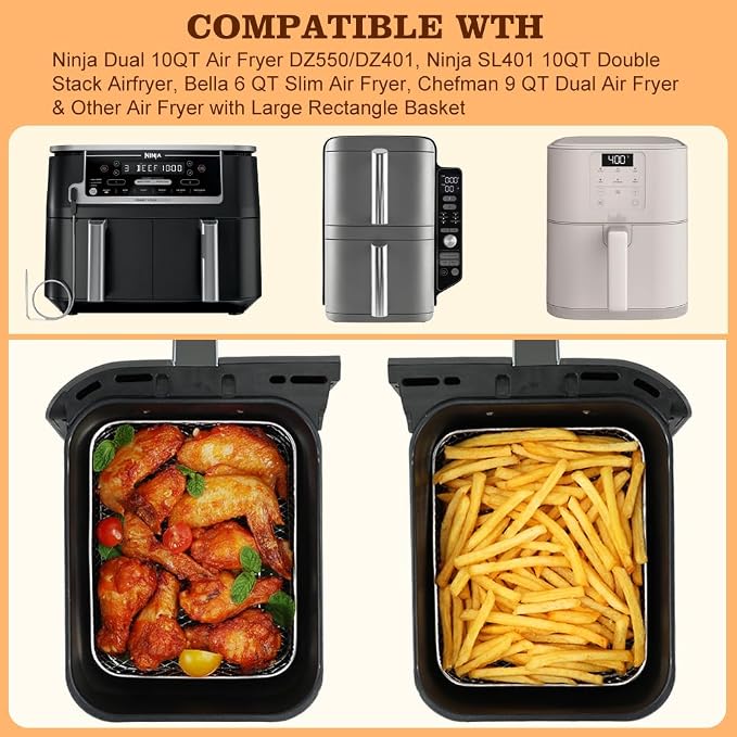 BYKITCHEN Air Fryer Rack Compatible - Image 3