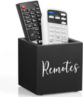 DRASTAR Remote Control Holder, Wood TV Remote Holder, Remote Storage Caddy by EnhanceYourDailyLife