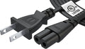 Pwr AC Cable Replacement Power Cord 2 Prong 6 Feet by PWR