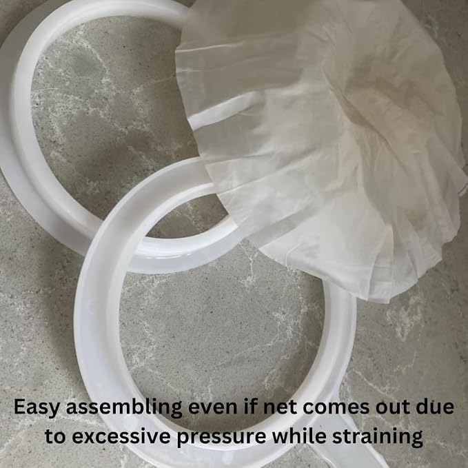 Kitchen Ultra-Fine Nylon Mesh Strainer I Filter Spoon Sieve - Image 2