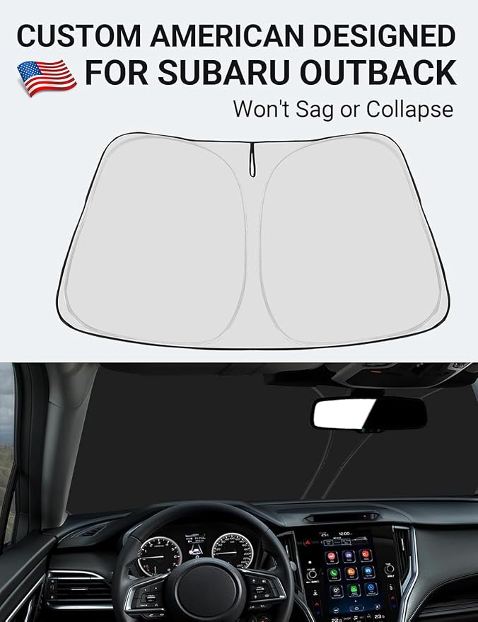 Proadsy 2026 Upgrade Front Windshield Sun Shade Foldable Sunshade Protector - Image 2