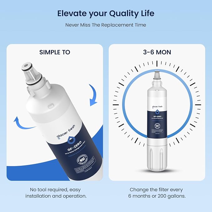 GLACIER FRESH Replacement for 4204490 Water Filter and 7007067 Air Purification - Image 5