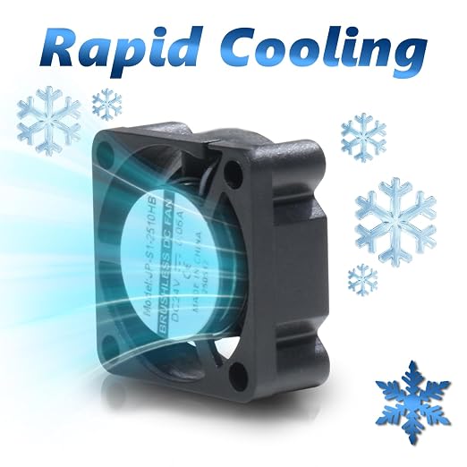 Kobra S1 Hotend Cooling Fan, 2510 Silent Print Head Fan, Hotend Heat Sink - Image 3