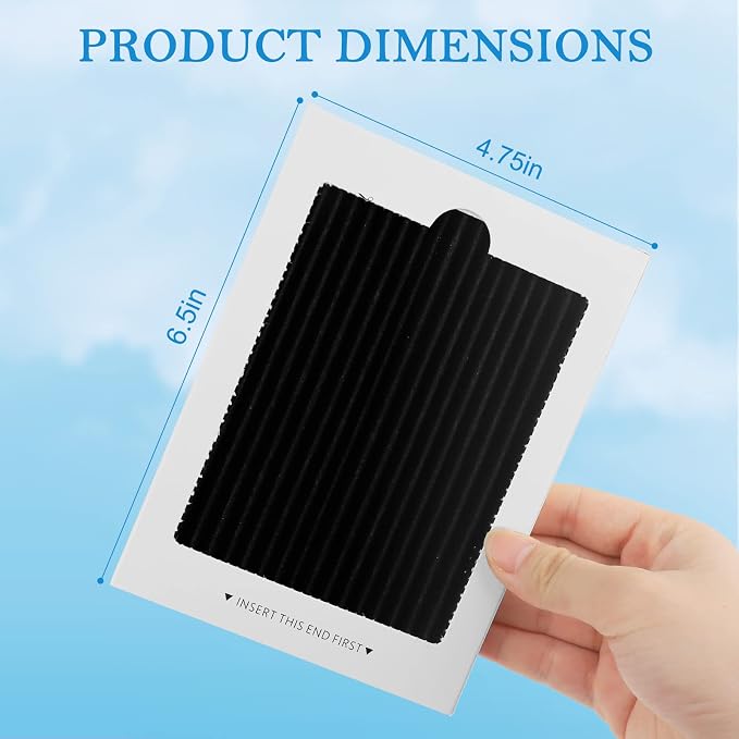 Refrigerator Air Filter Replacement 4 Pack, Carbon Activated Air Filter - Image 4