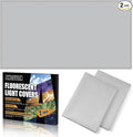 ANGSYLTH 2 Pcs Fluorescent Light Covers by ANGSYLTH
