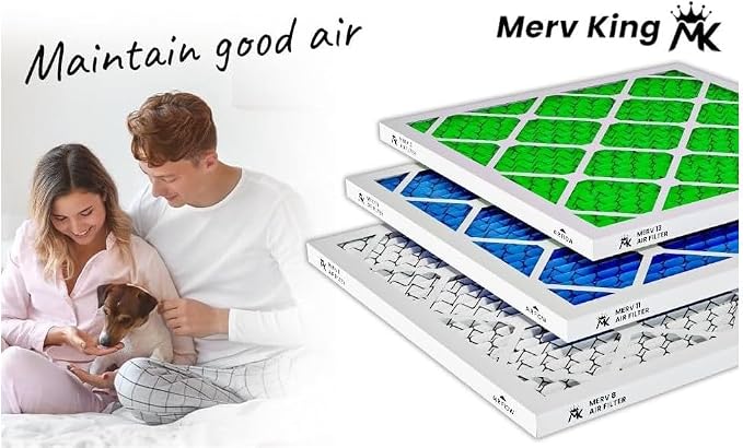 MervKing 16x20x1 Air Filter Actual Size: 15.7" x 19.7" x 0.75" MERV 11 MPR - Image 7