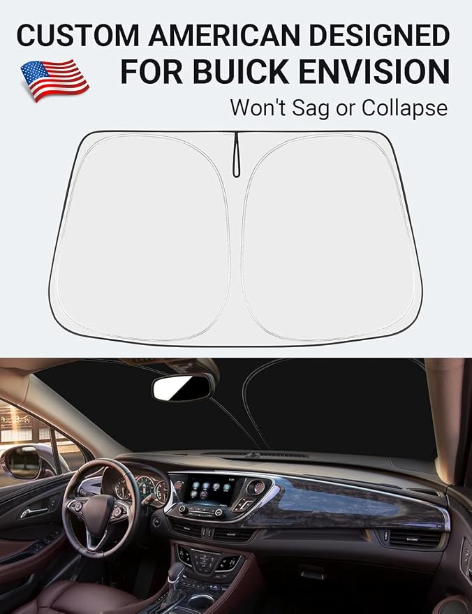 Proadsy 2026 Upgrade Front Windshield Sun Shade Foldable Sunshade Protector - Image 2