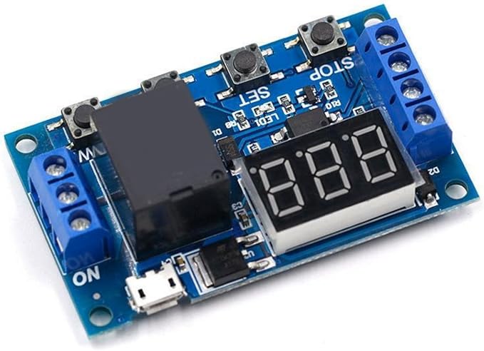 Programmable Delay Relays Module Adjustable Cycle Timers Switches by Unknown