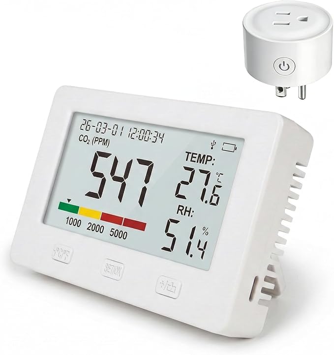 TW22 CO2 Monitor, Indoor Air Quality Meter - Image 8