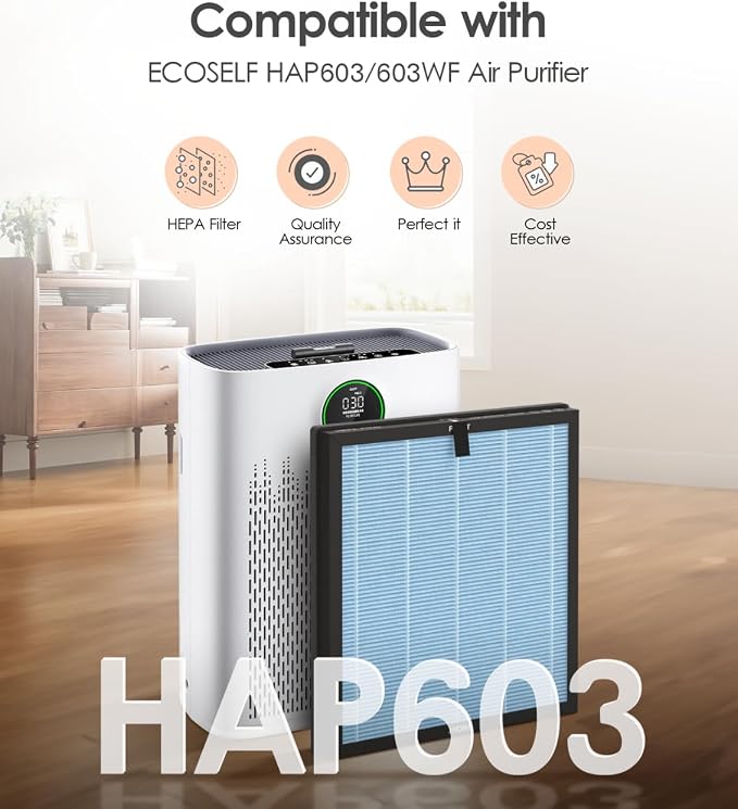 4-Pack HAP603 Replacement Filters, Compatible - Image 2