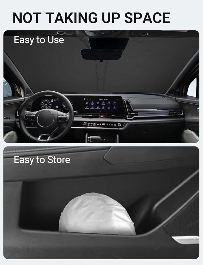 Proadsy Windshield Sun Shade for Kia Sportage NQ5 2023 2024 2025 2026 4-Layer - Image 8
