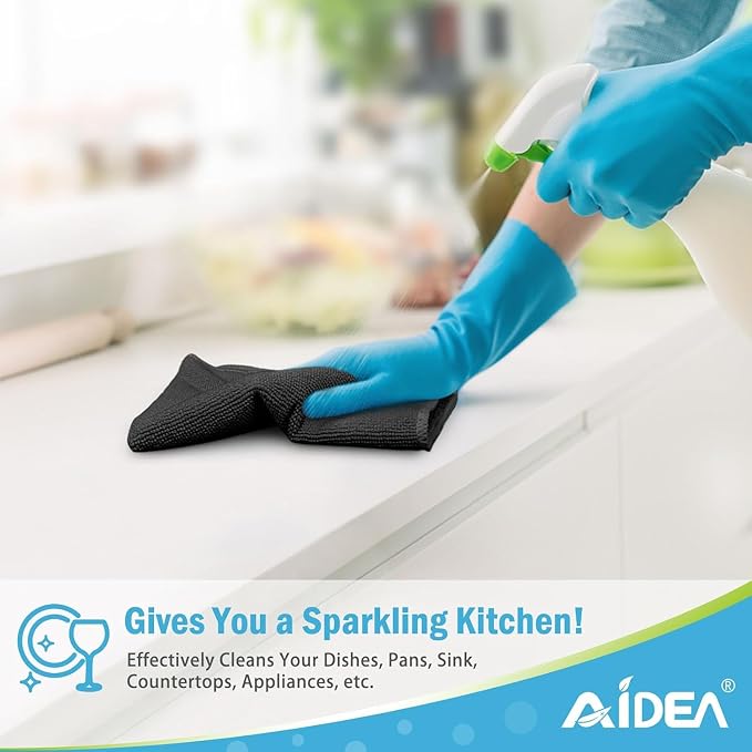 AIDEA Microfiber Cleaning Cloth-800PK, Soft Microfiber Towels - Image 5