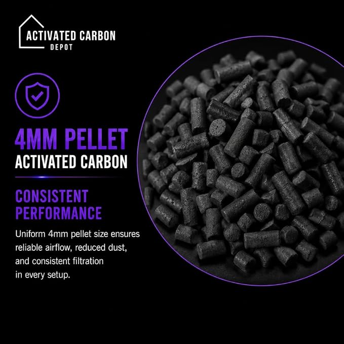VaporX Blend Filter Media for 3D Printers – Pellet Activated Carbon + Zeolite - Image 5