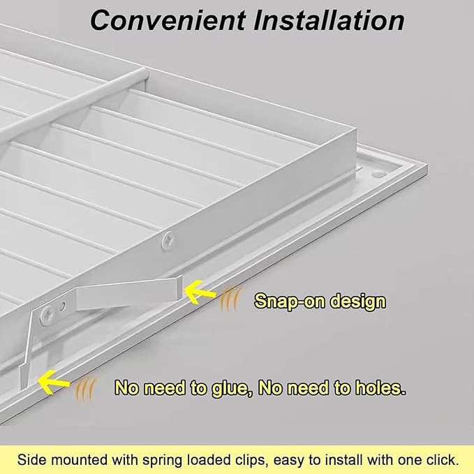 Black Decorative Air Vent Cover - Image 6