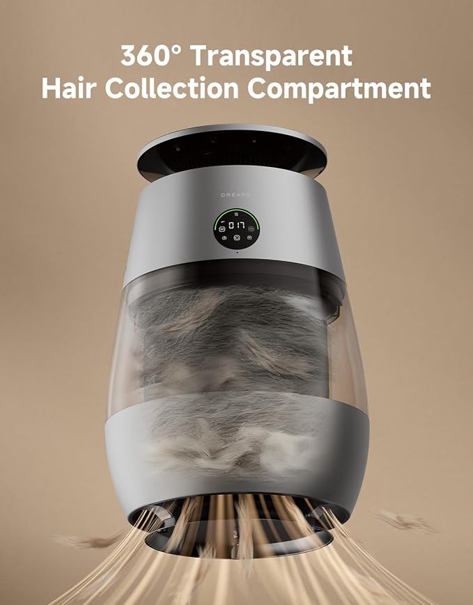 Dreame Pet Air Purifier AP10, Suck Up Floating Cat Dog Hair Dander, NeverChange - Image 3