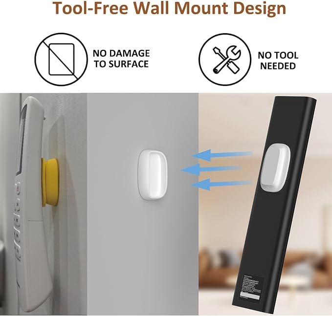 Tiizze 5 Pack Upgraded Magnetic Remote Control Holder Wall Mount - Image 4