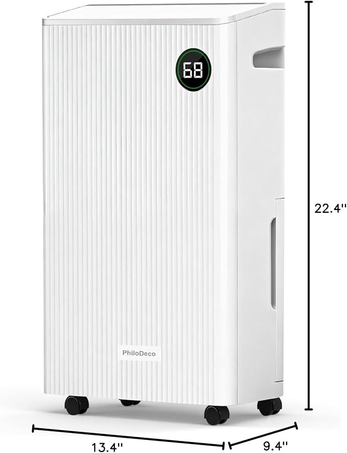 4500 Sq.Ft Dehumidifier with Drain Hose Max 80 Pint, - Image 8