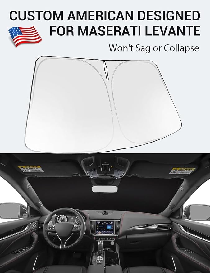 Proadsy 2026 Upgrade Front Windshield Sun Shade Foldable Sunshade Protector - Image 2