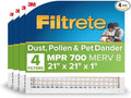 Filtrete 21x21x1 AC Furnace Air Filter, MPR 700, MERV 8, Tough on Pollen by Unknown