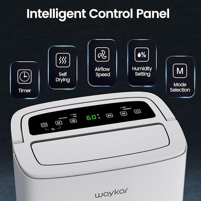 Waykar 120 Pints 2025 Energy Star Home Dehumidifier - Image 5