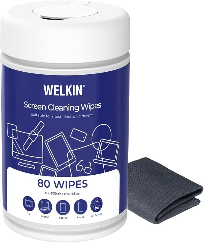 WELKIN 80 Electronics Cleaning Wipes by WELKIN