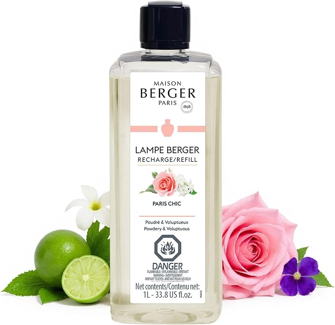 MAISON BERGER Lampe Berger Refill, 1 L, Paris Chic | Catalytic Lamp Fragrance by MAISONBERGER
