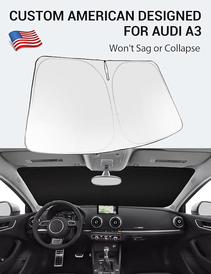 Proadsy 2026 Upgrade Front Windshield Sun Shade Foldable Sunshade Protector - Image 2