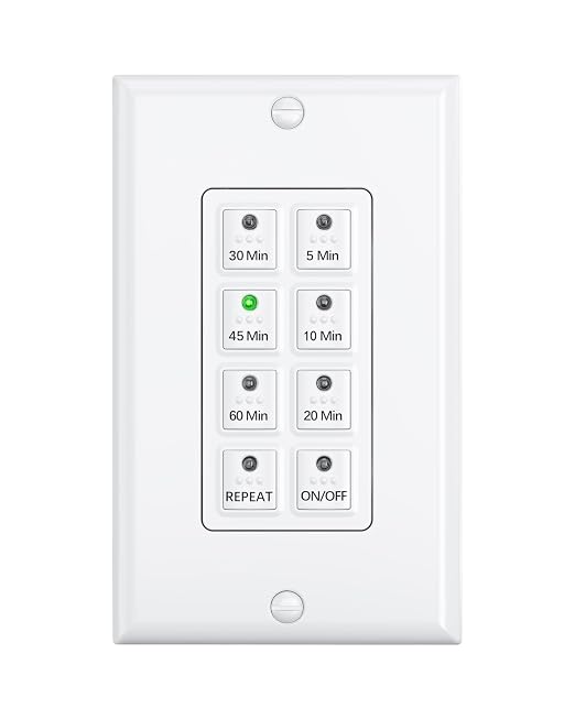 BN-LINK Countdown Digital Wall Timer Switch by BN-LINK