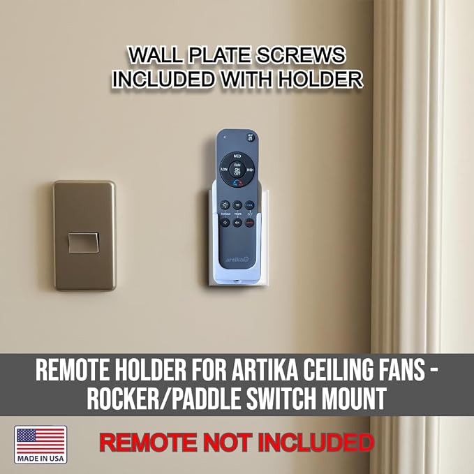 Wall Mount Holder for Remote Control REM-ARTC-1, REM-ARTC-2 Artika Ceiling Fans - Image 2