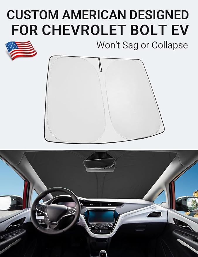 Proadsy 2026 Upgrade Front Windshield Sun Shade Foldable Sunshade Protector - Image 2