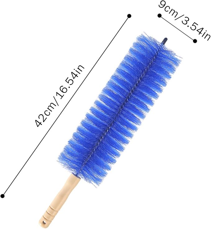 Bendable Microfiber Head, Reusable Dust Remover, Fan Brush Cleaner Washable - Image 3