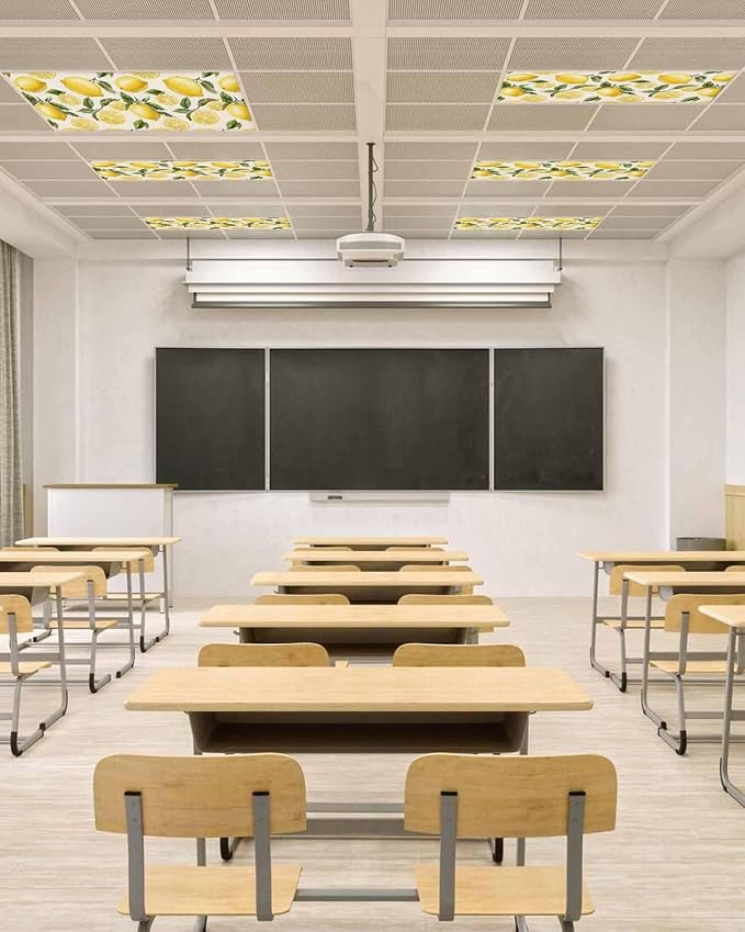 4 Pack Country Watercolor Fluorescent Light Covers - Image 6