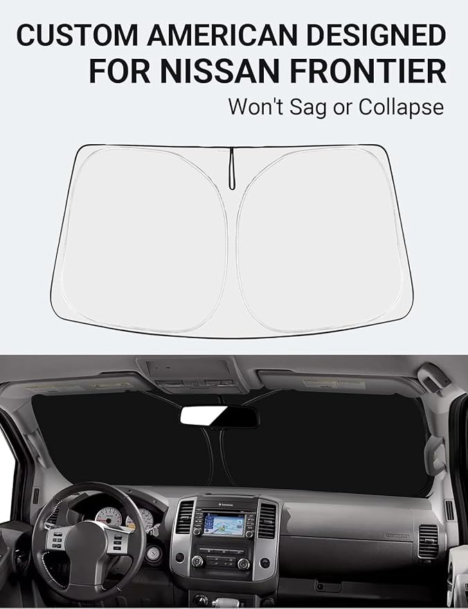 Proadsy 2026 Upgrade Front Windshield Sun Shade Foldable Sunshade Protector - Image 2