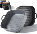 Square Silicone Air Fryer Liners 2 Pack, 8.5 Inch Reusable Air Fryer Liners by Masgarlan